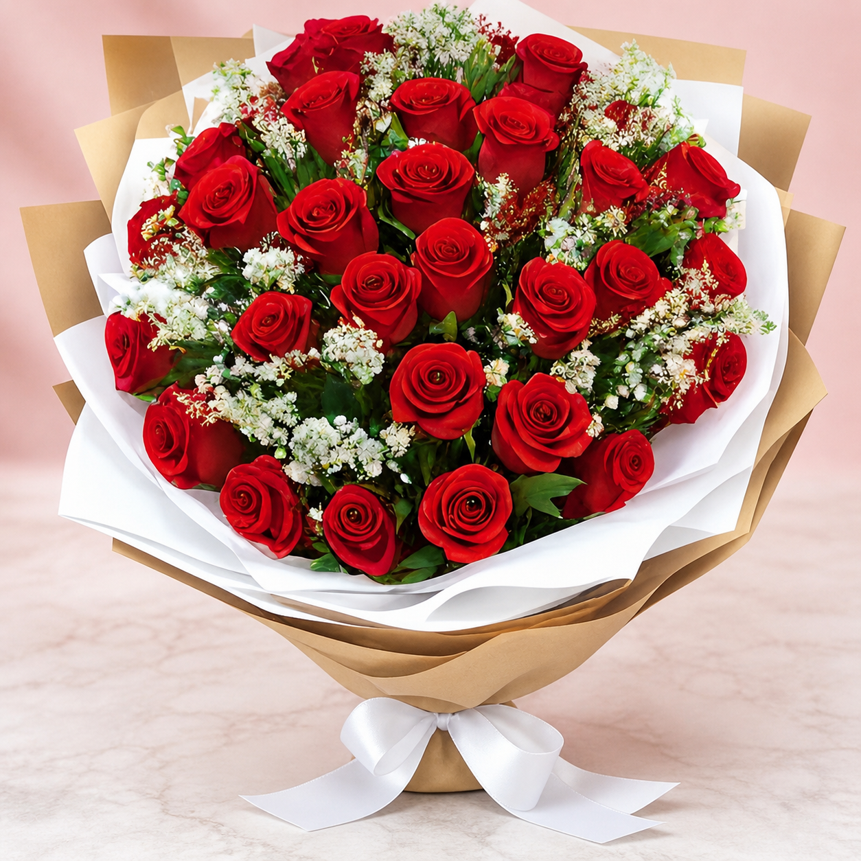 Bouquet Premium Pasión Eterna - Rosas rojas premium